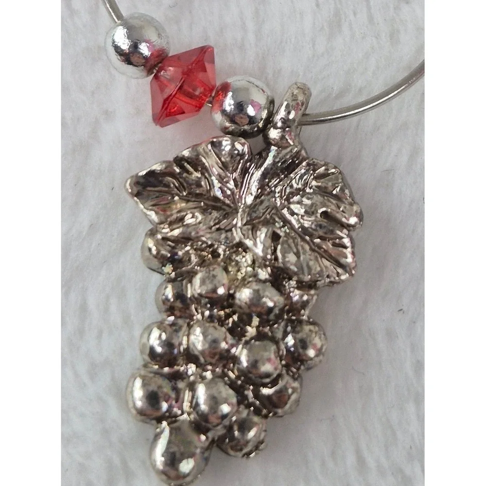 Weighty Silver Trinket Charm‎ Drink Markers Wine Themed Entertaining Barware